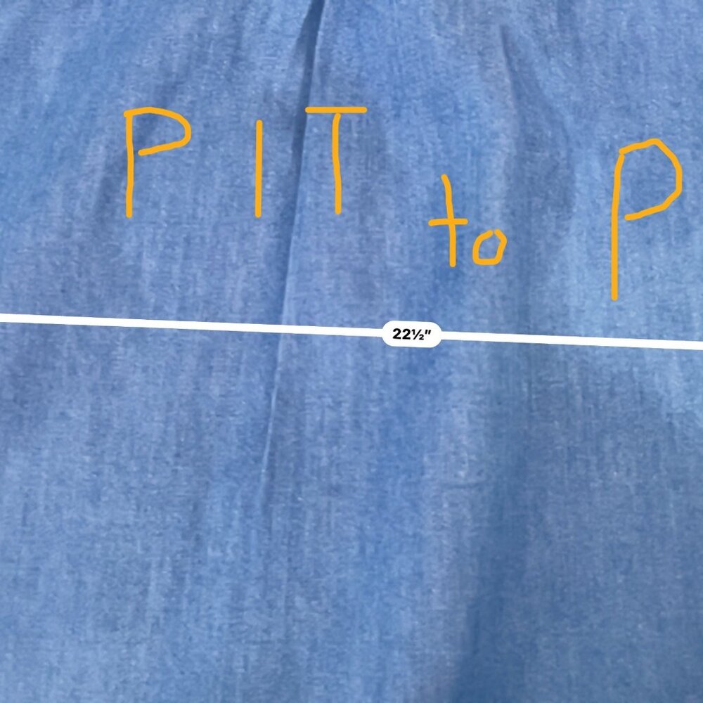 Old Navy/Gap Chambray Casual Shirt Dress - Picture 6 of 6